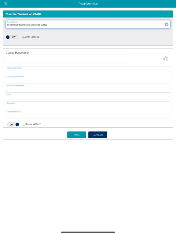 Screenshot #6 pour Mi conexión Bancaribe Jurídica