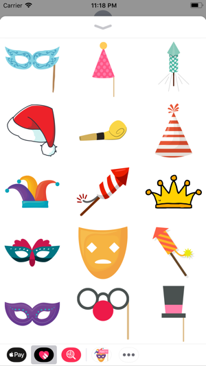 100+ Party Masks Hats Stickers(圖1)-速報App