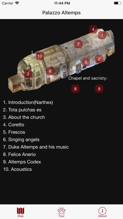 The sound of Sant'Aniceto