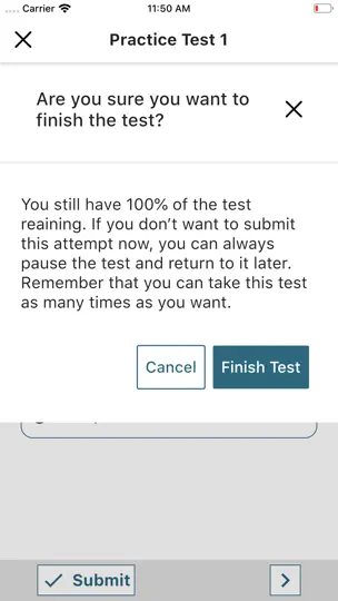 Screenshot von AWS CLF-C01 Certification Exam auf dem iPhone 5
