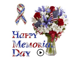 Animated Memorial Day Sticker