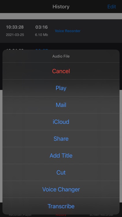 Voice Recorder, Voice Memos