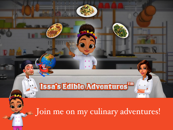 Issa's Edible Adventures iPad screenshot 1 - Education app