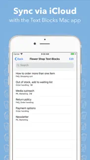 text blocks iphone bildschirmfoto 4