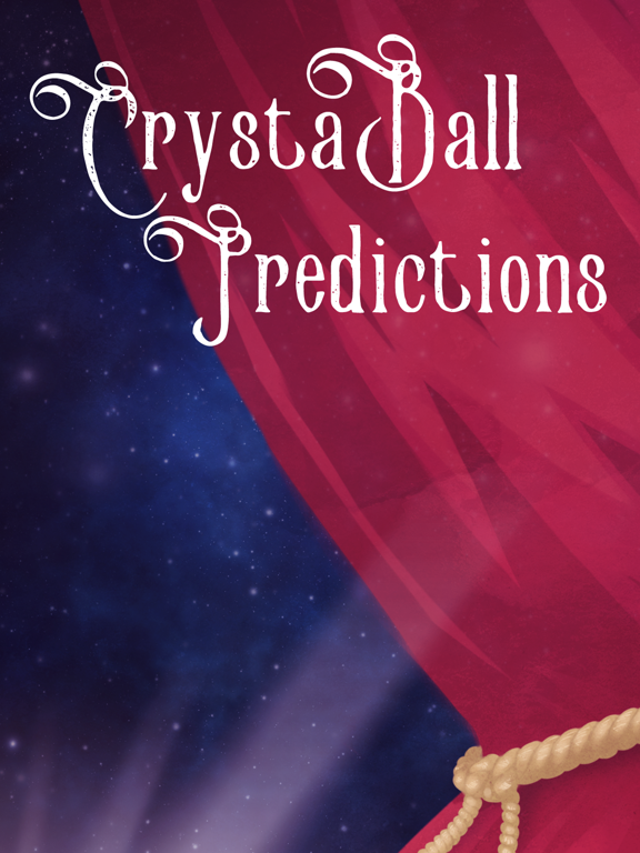 CrystaBall Predictions iPad screenshot 1 - Entertainment app