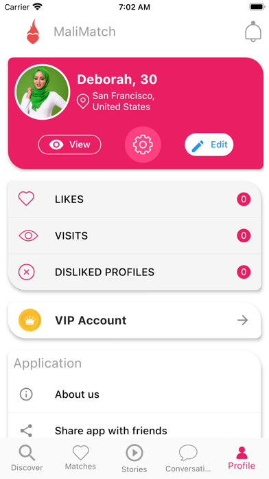 MaliMatch - Somali Dating App Screenshot