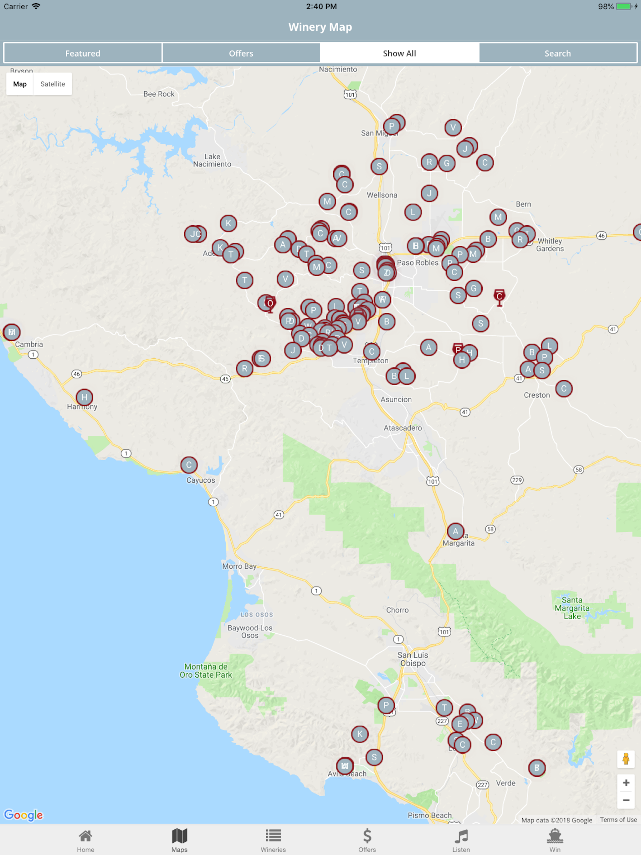 Central Coast Wine