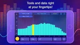 audio spectrum analyzer db rta iphone screenshot 4