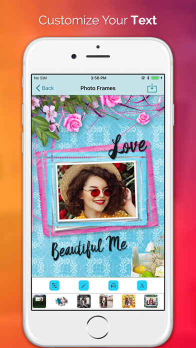 Screenshot #2 pour Photo Frames - Virtual Glam Up