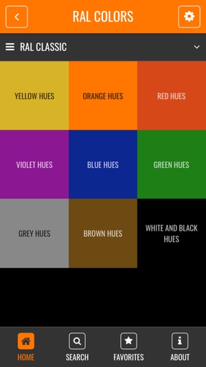 RAL colors