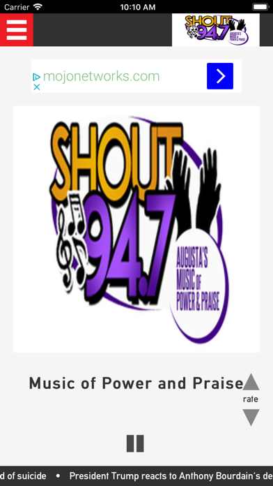 Screenshot #1 pour WAAW Shout 94.7