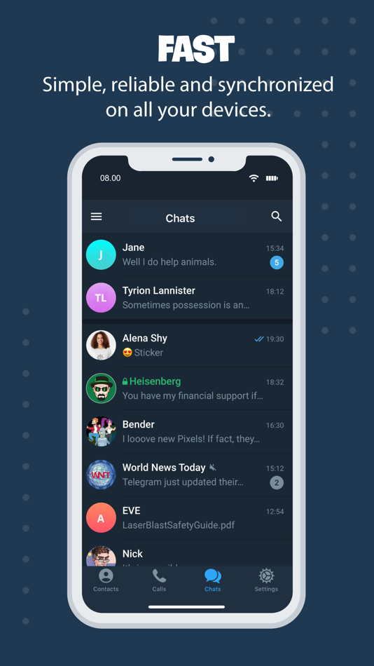 #3. Tele Messenger Chat Secure (iOS) 由: Hoan Ngo Quoc