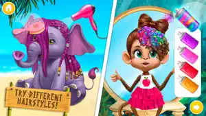 Jungle Animal Hair Salon 2 screenshot 8