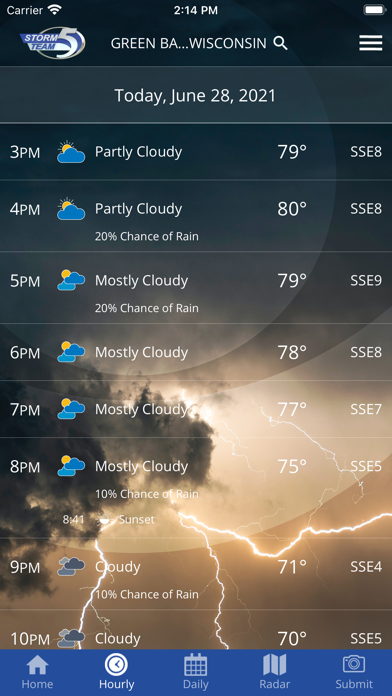 WFRV Storm Team 5 Weather Screenshot