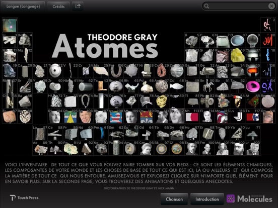 Screenshot #4 pour Atomes par Theodore Gray