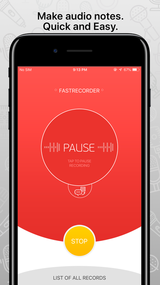 #3. FastRecorder audio recording (iOS) 由: Artem Iakovliev