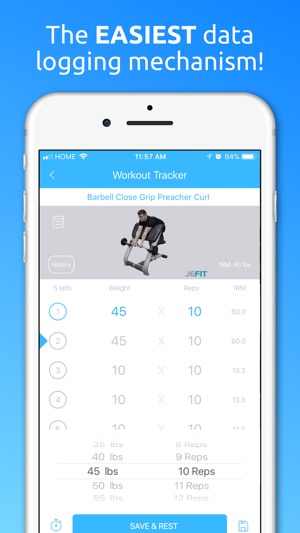 jefit workout planner gym log im app store