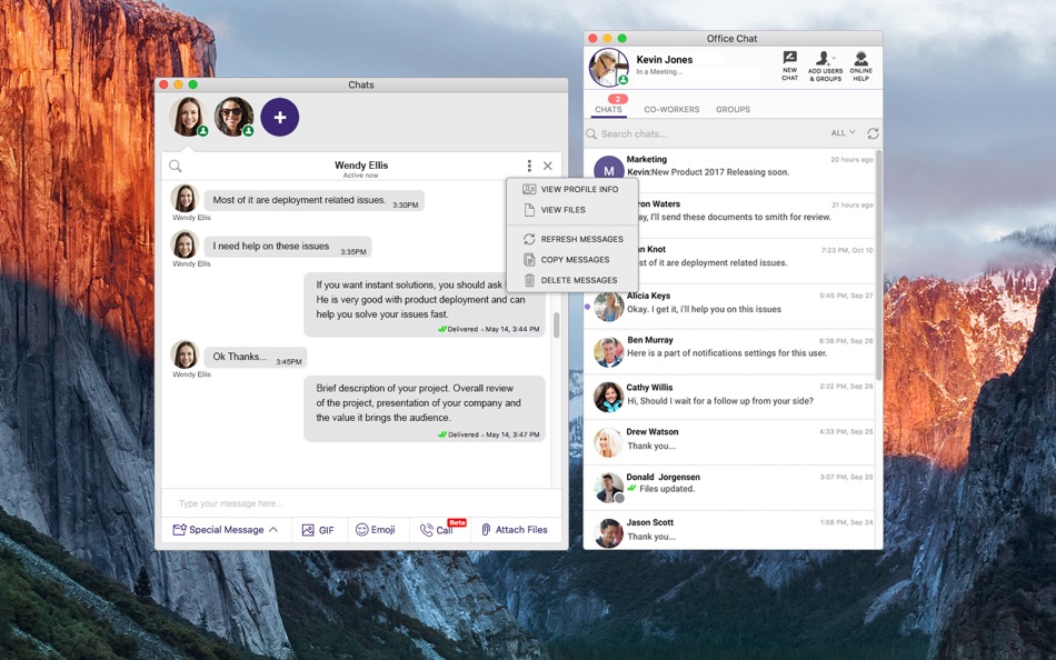 #1. Office Chat, Work Messaging (macOS) 由: MangoApps Incorporated