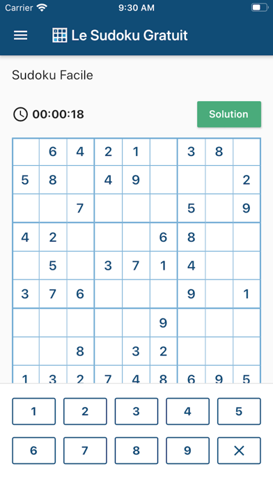 Screenshot #1 pour Le Sudoku G