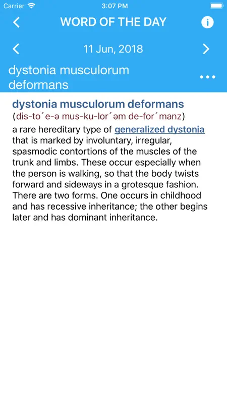 Dorland’s Medical Dictionary screenshot 1 of 5