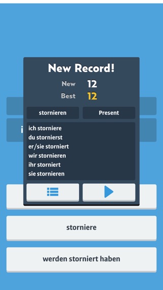 German Verbs Gameのおすすめ画像2