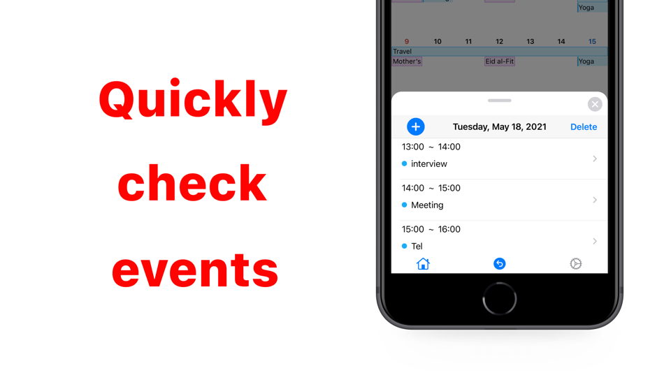 #3. Simple Calendar: Widget Cal (iOS) Podle: Heart Relay Inc.