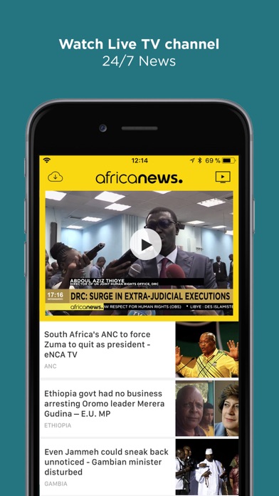 Africanews - News in Africa Screenshot