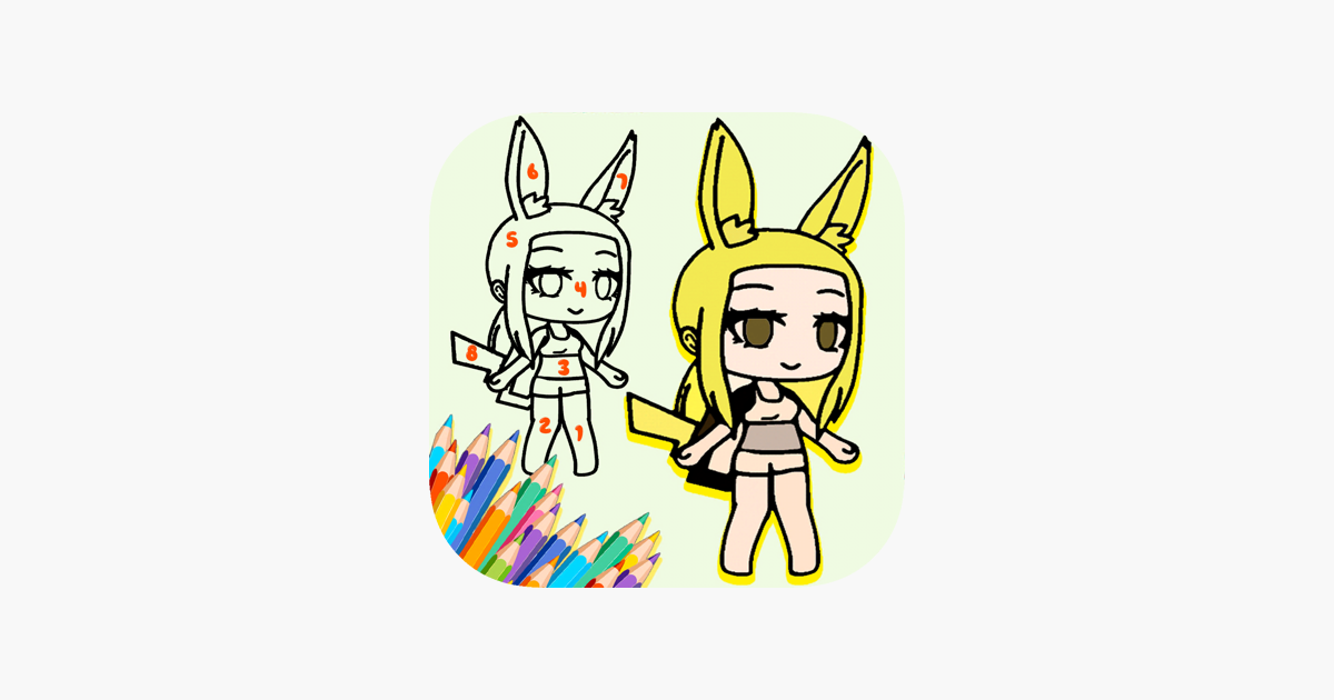 Download Princess Gacha ARTS Coloring! on the App Store