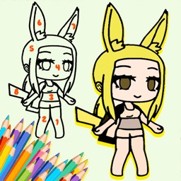 Princess Gacha ARTS Coloring!