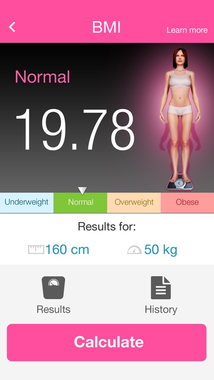 Calcul IMC, IMG et poids ideal screenshot-4