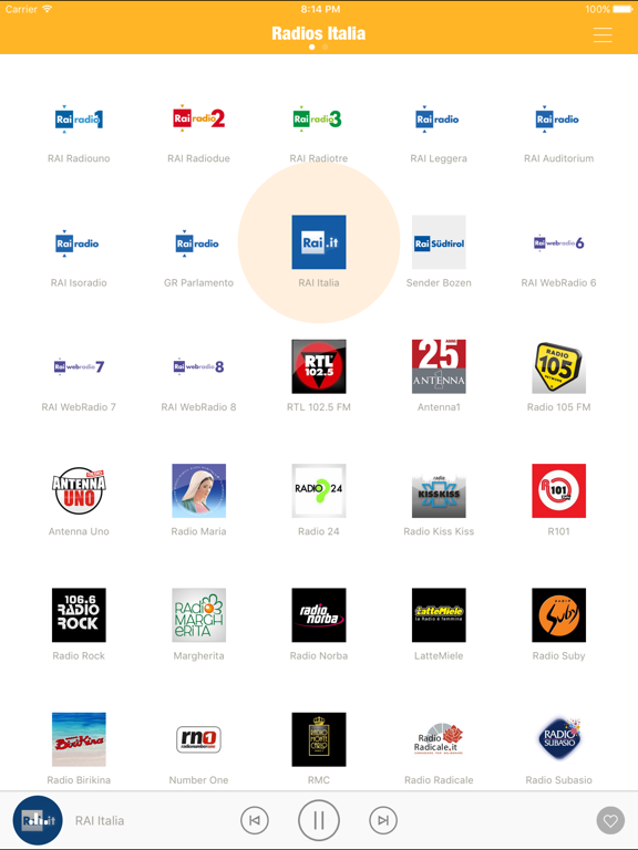 Screenshot #4 pour Radios Italia FM Live Stream