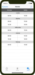 Reloj Laboral, control horario screenshot #4 for iPhone