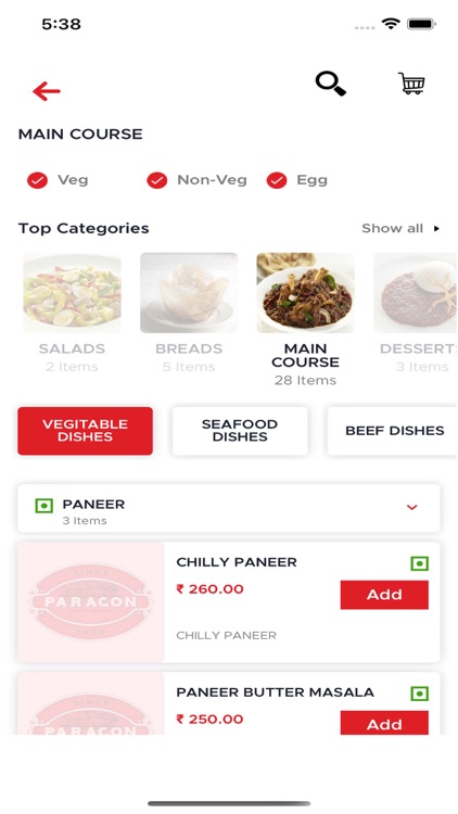 Paragon Restaurant screenshot-3