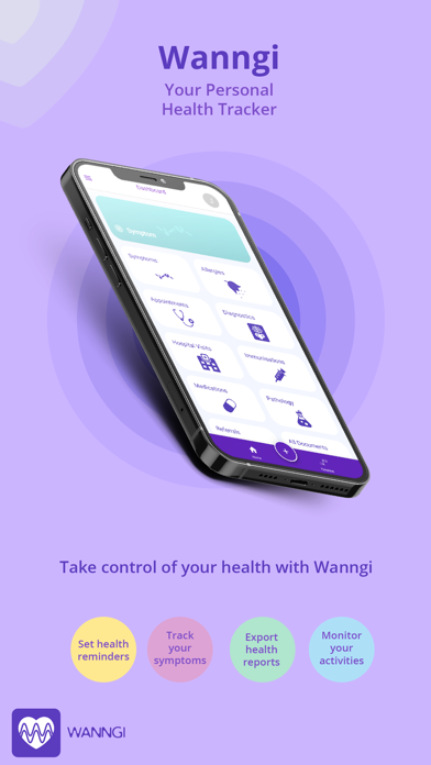Wanngi Health Tracker Screenshot