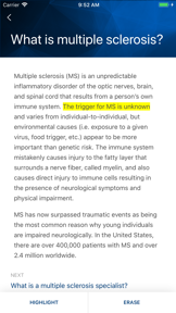 Pre-Meet: Multiple Sclerosis screenshot