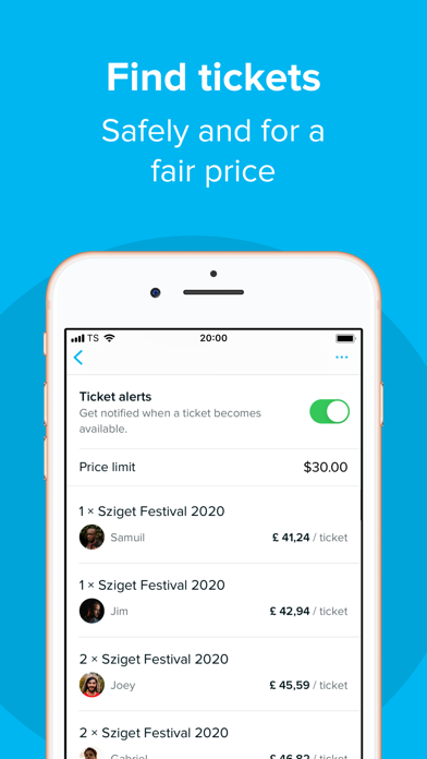 TicketSwap - Buy, Sell Tickets Screenshot