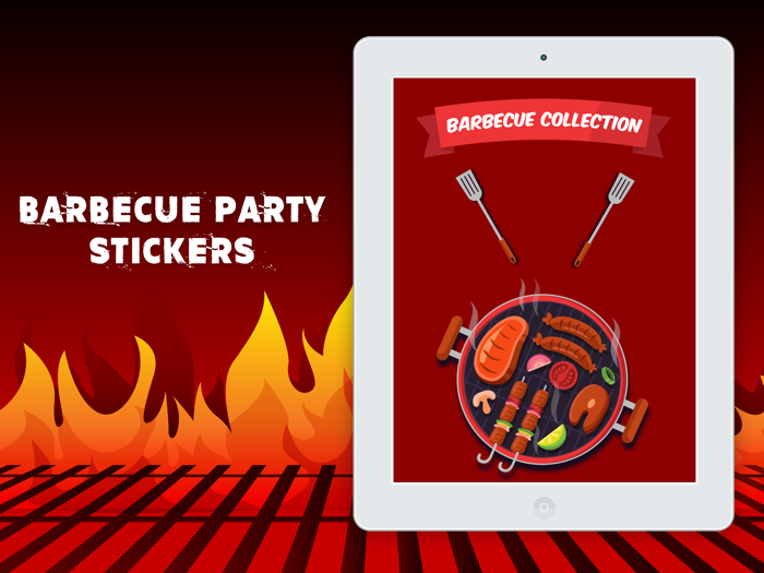 Barbecue Party Stickers