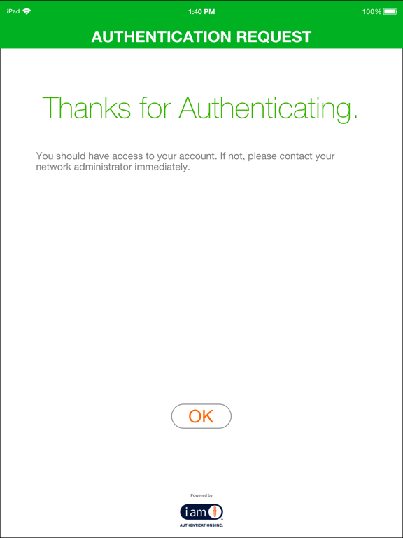 Screenshot #6 pour IAmI Authentication