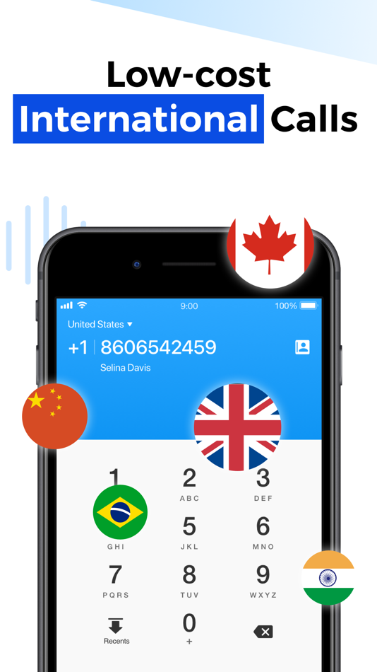 #10. Dingtone: Phone Calls + Texts (iOS) By: Sixapps Limited