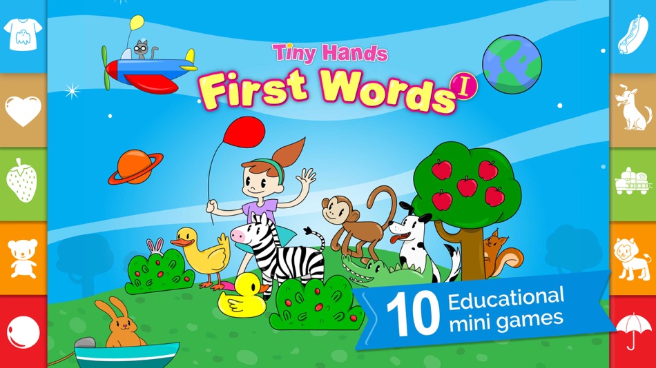 #2. First words learn to read full (iOS) Podle: Kids Academy Co apps: Preschool & Kindergarten Learning Kids Games, Educational Books, Free Songs