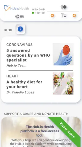 Game screenshot Hubio Health mod apk