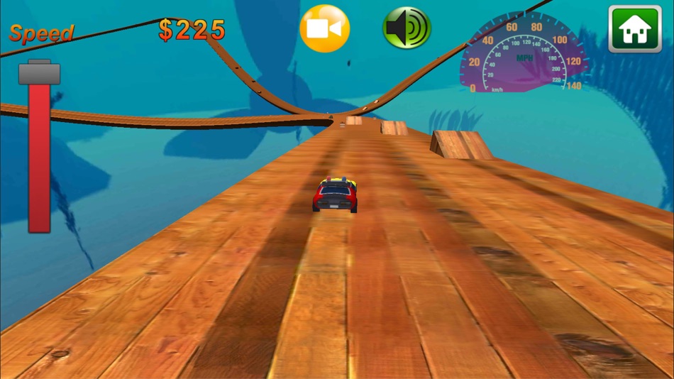 #4. Bumper Slot Car Race game QCat (iOS) Podle: 7-BRAIN TECHNOLOGY CO., LTD.