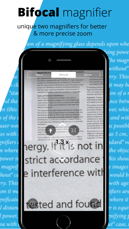 #1. Magnifier - magnifying glass (iOS) 由: mayabella s.r.o.
