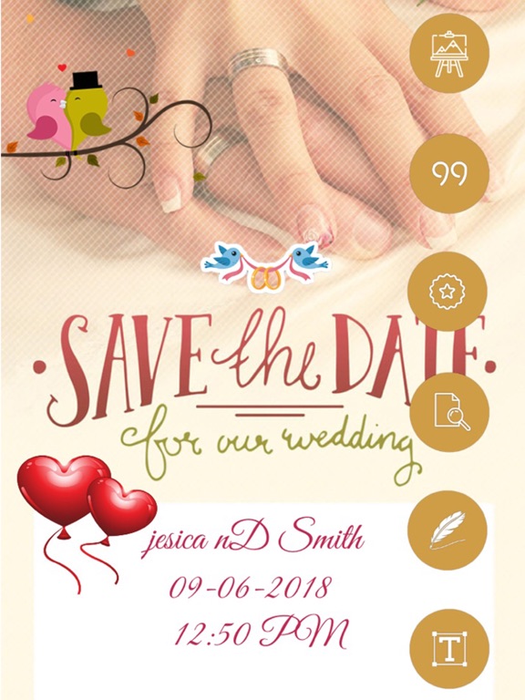 Screenshot #4 pour Save The Date Invitation Cards