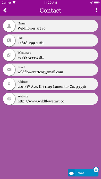Wildflower Art Co. Screenshot