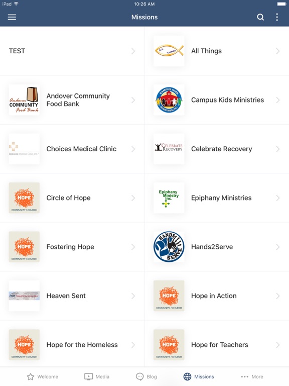 App screenshot