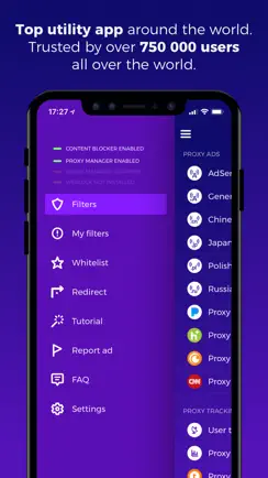 Weblock: adblock & proxy iPhone image 2
