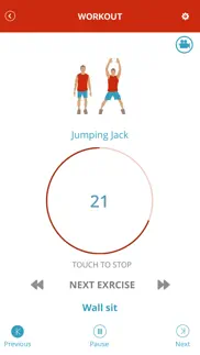 loose weight: 7 minute workout iphone screenshot 2