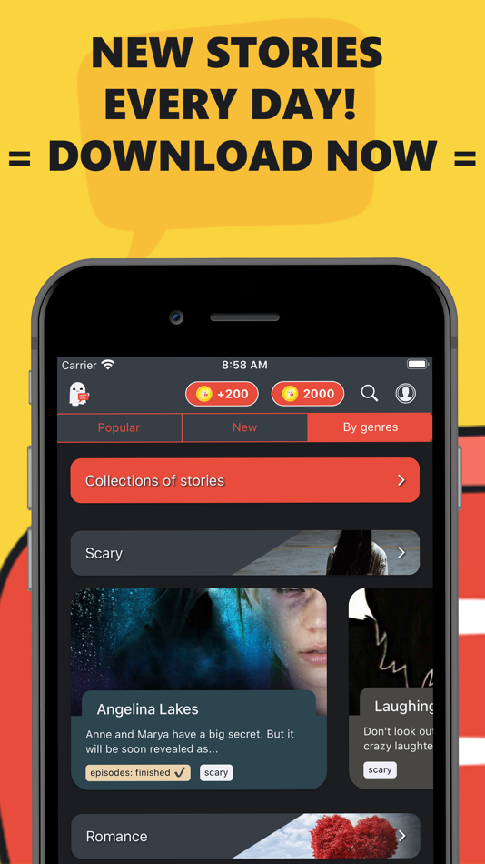 #10. Mistory: Text Chat Story Maker (iOS) 由: Stanislav Petrov