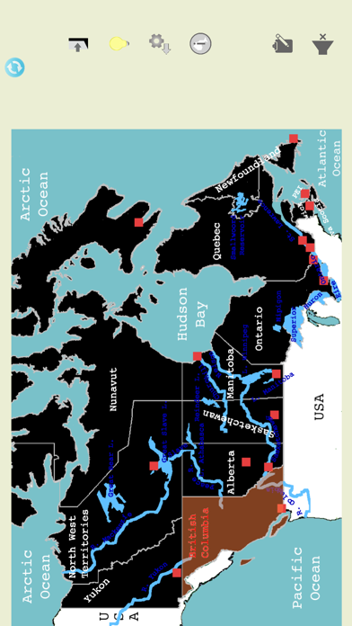 Geography of Canada Screenshot